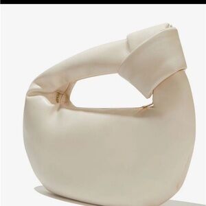 ••NWOT Melie Bianco Alexandra Cream NeutralVegan Leather Top Handle Mini Trendy